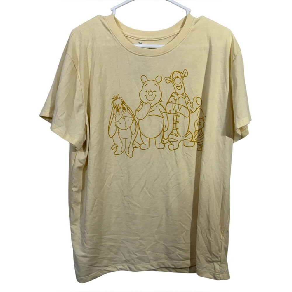 NWOT Disney Winnie the Pooh Yellow Graphic Short Sleeve T-Shirt